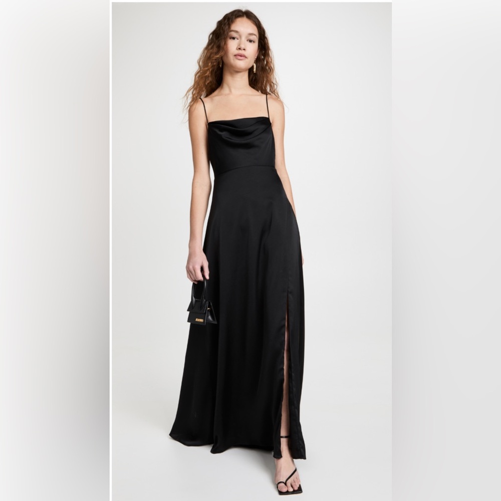 Fame and Partners Black Gown